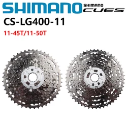 SHIMANO CUES U6000 Series CS-LG400-11 For MTB Mountain Bike 11s Bicycle Cassette 11-45T/11-50T Compatible With LINKGLIDE System