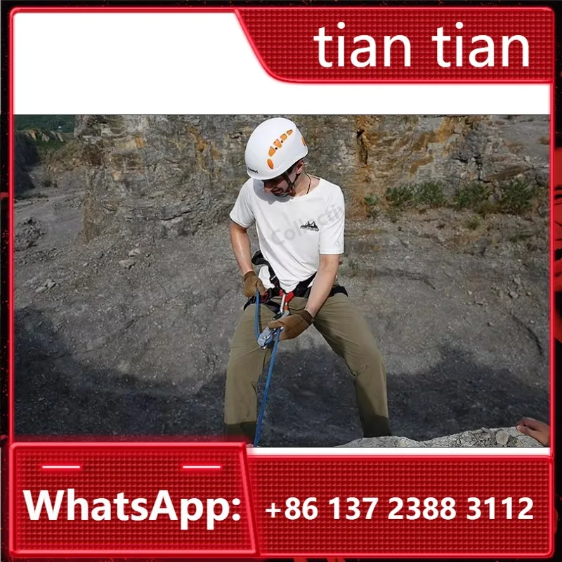 Rock climbing stop descent, anti-panic device 9-12mm rope rescue equipment