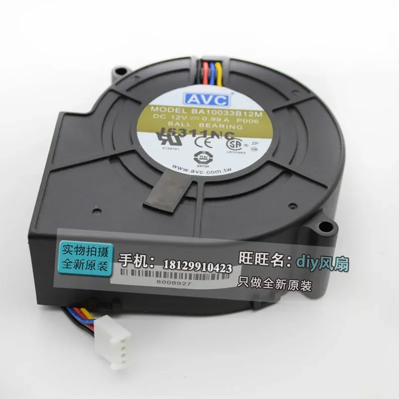 for BA10033B12M New Original AVC Fan 9733 pwm Speed Regulation for BBQ Grill Turbo Blower