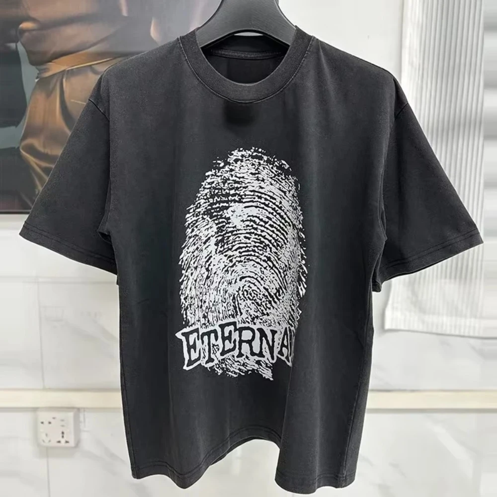 2026 Vintage Jesus Christ T Shirt Crown of Thorns Sketch Portrait Front Print Tee Unisex Oversized Cotton Gothic Streetwear Tops