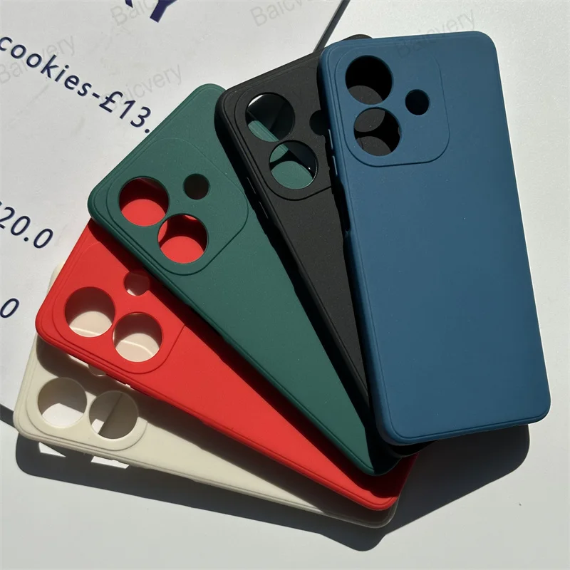 Capas For OPPO A3 CPH2669 A3X 5G CPH2681 4G CPH2641 Colorful Matte Protective Shockproof Cover