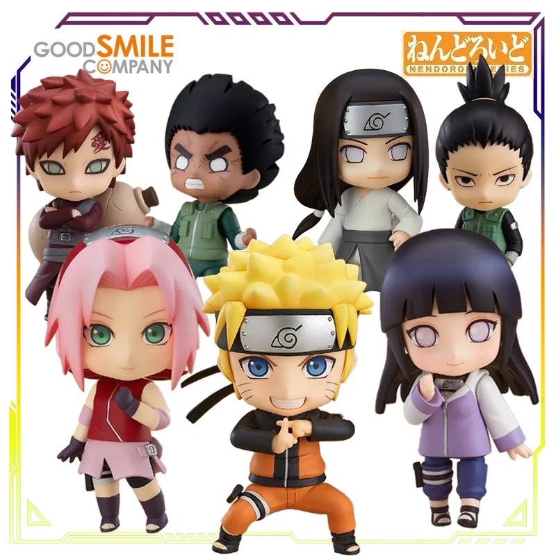 

GSC Original Nendoroid Naruto Shippuden Chronicles Series Cherry\Nara Deer Maru Anime Action Figure Model Toys Gifts Fo Boys