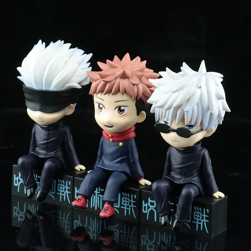 11.5cm Jujutsu Kaisen Gojo Satoru Itadori Yuji Anime Figure Model Statue Boys Collection Desktop Decoration Ornament Toys Gifts