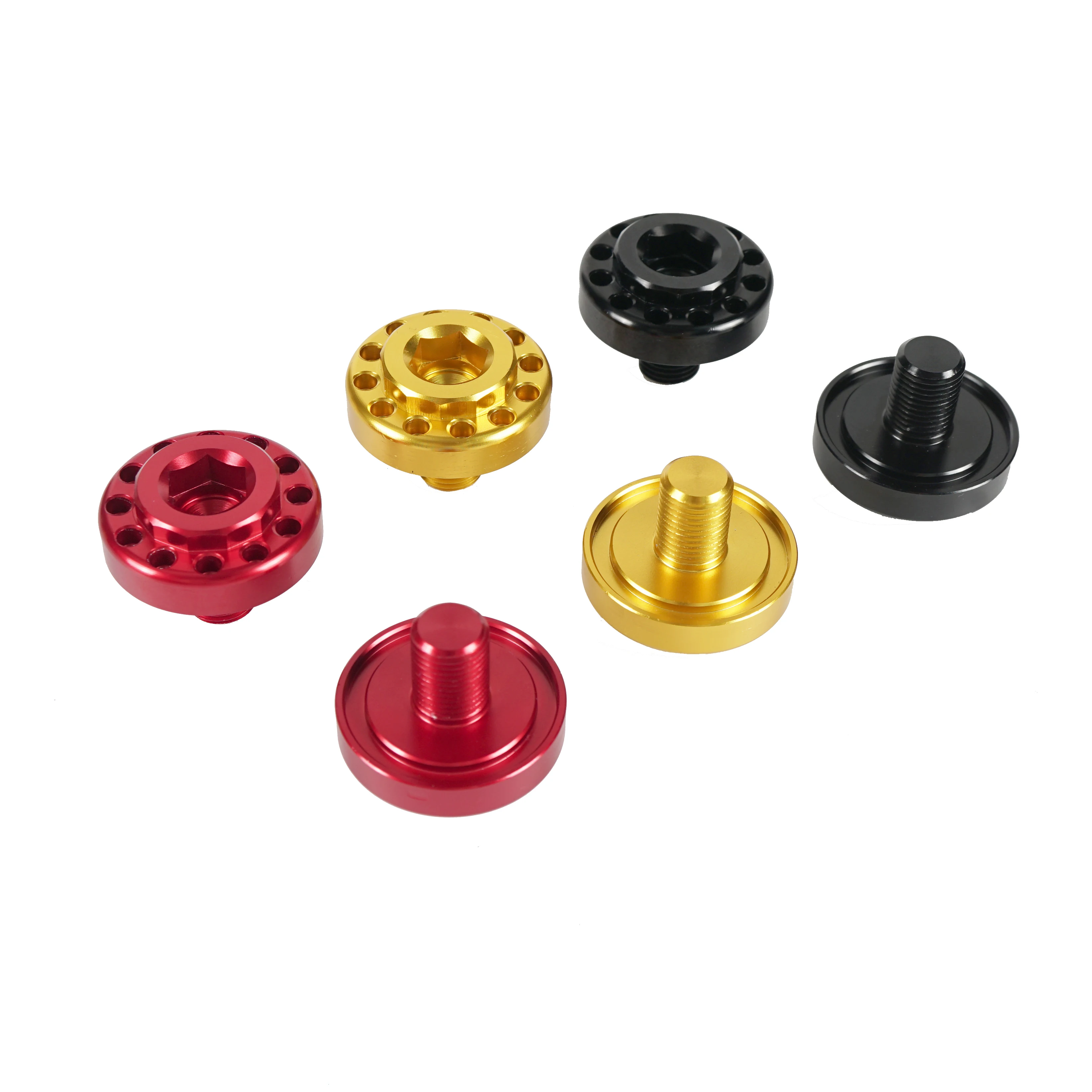 CNC Aluminum Rearset Bolt Kit for Ducati Hypermotard 796 950 1100, Hyperstrada 821 939,Scrambler 800 1100 | Footpeg Hardware