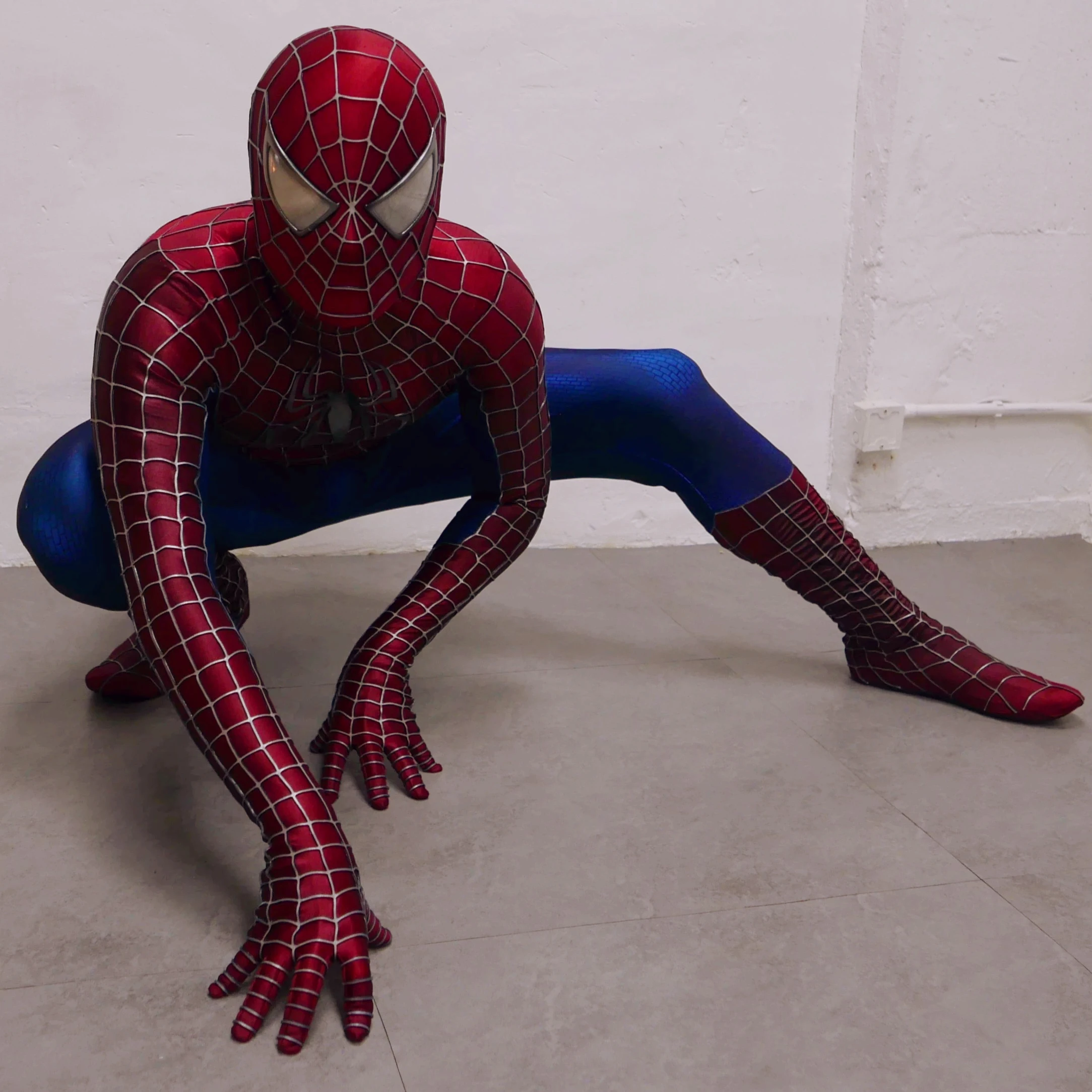 トビー スパイダーマン: ノーウェイ ホーム ジャンプスーツ マスク付き