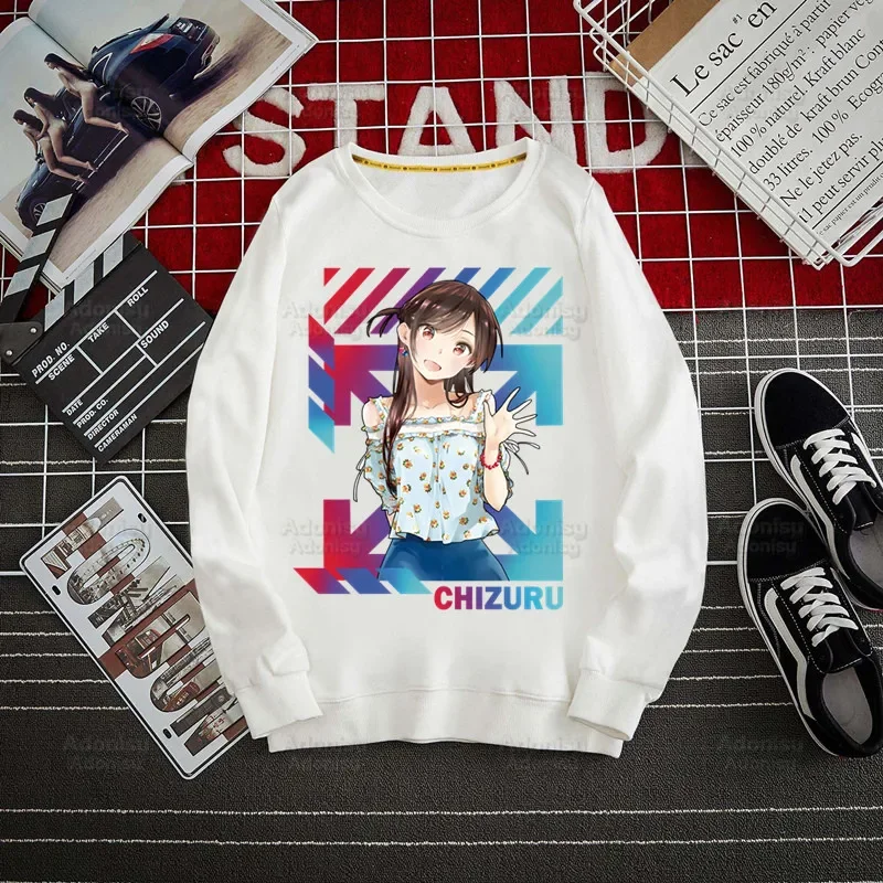 Rent A Girlfriend Chizuru Mizuhara sudaderas con capucha para mujer y hombre, Sudadera con capucha de moda, ropa informal de gran oferta, personalización