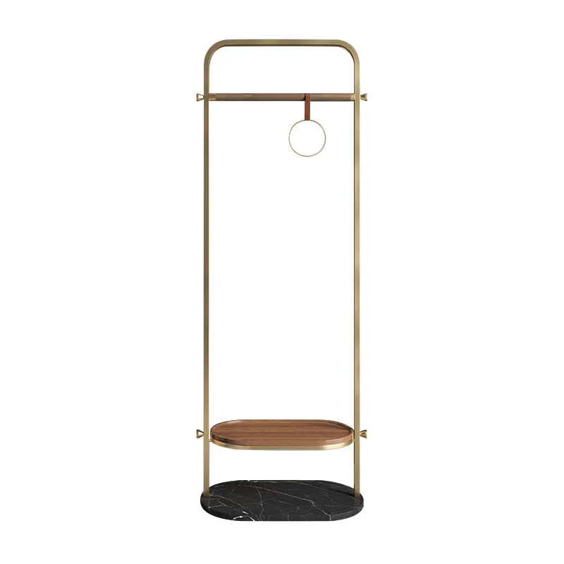 Stainless steel coat rack light luxury and high-end feel,for entry-level living room and home use