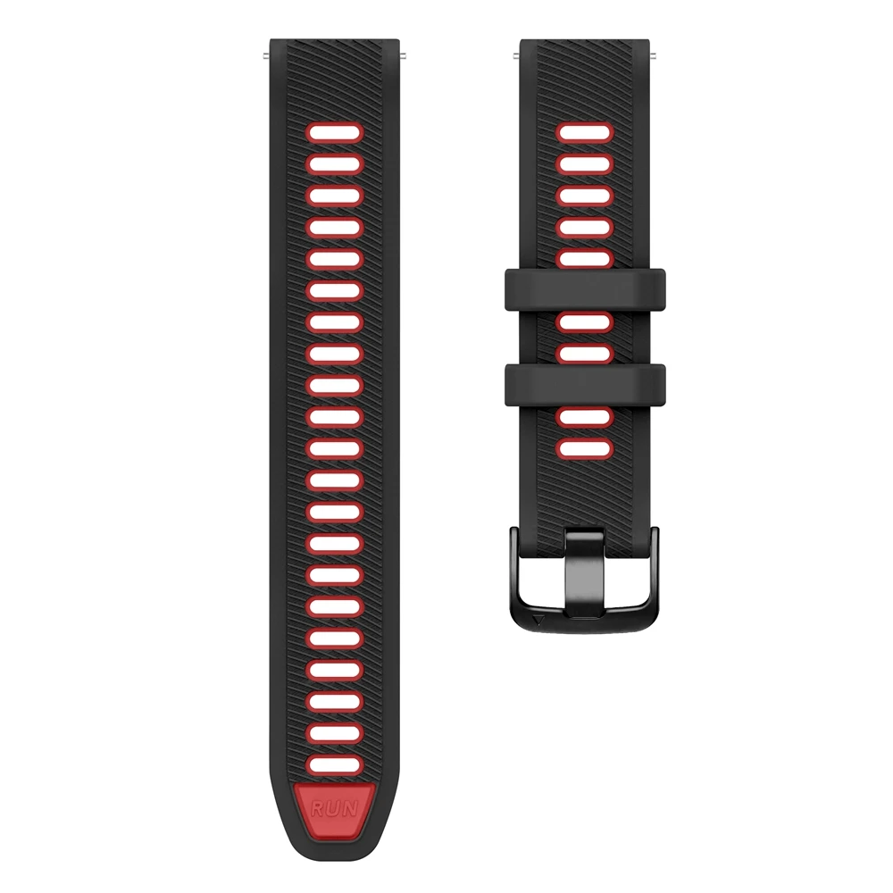 Universelles 22-mm-Sport-Silikonarmband für Garmin Forerunner 265 255 Musikband für Vivoactive 4/Venu 4 45 mm Armband-Uhrenarmband – Detail 13