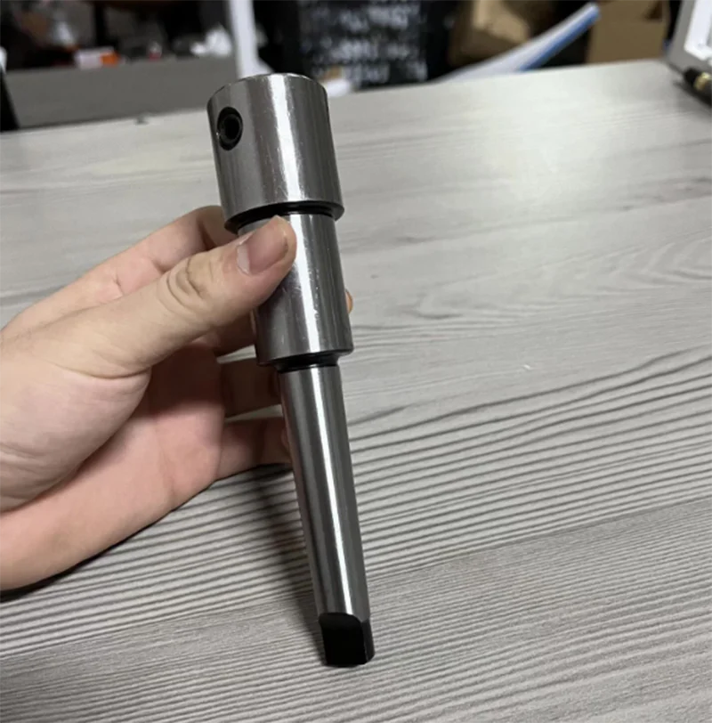 Diameter 20-45mmTelescopic Round Die Holder Floating Tail Stock Morse Taper Fixed Sleeve for Lathe Milling External Screw Thread