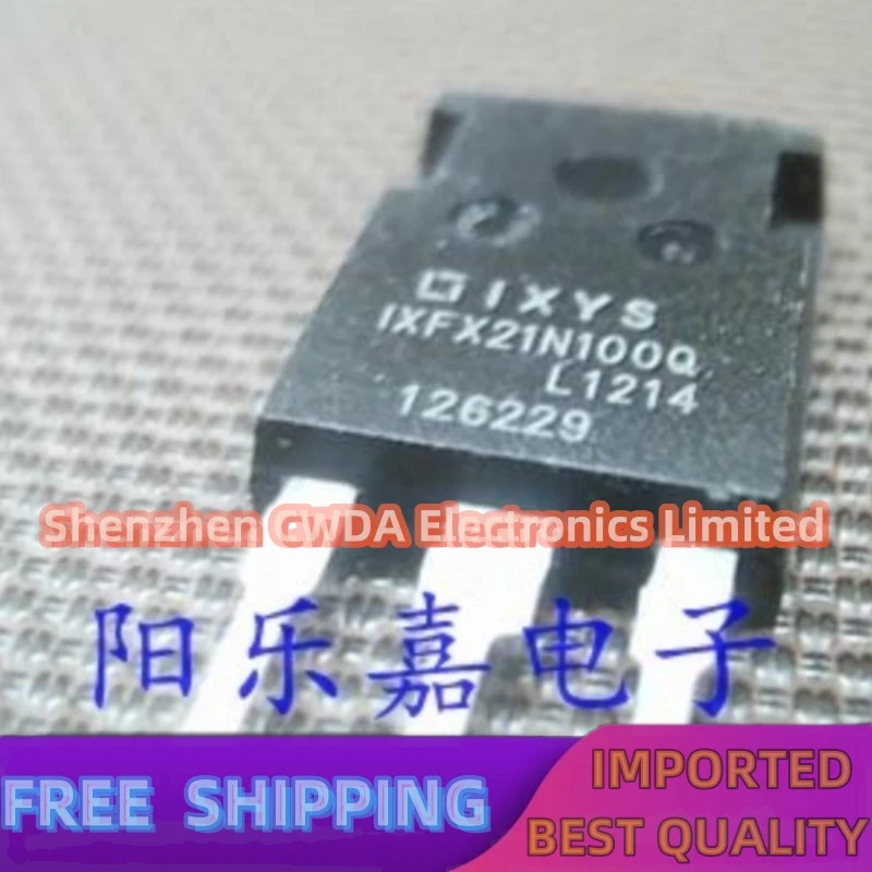 10PCS-20PCS  MOS IXFX21N100Q IXFX21N100F 21A/1000V  TO-247 In Stock Can Be Purchased