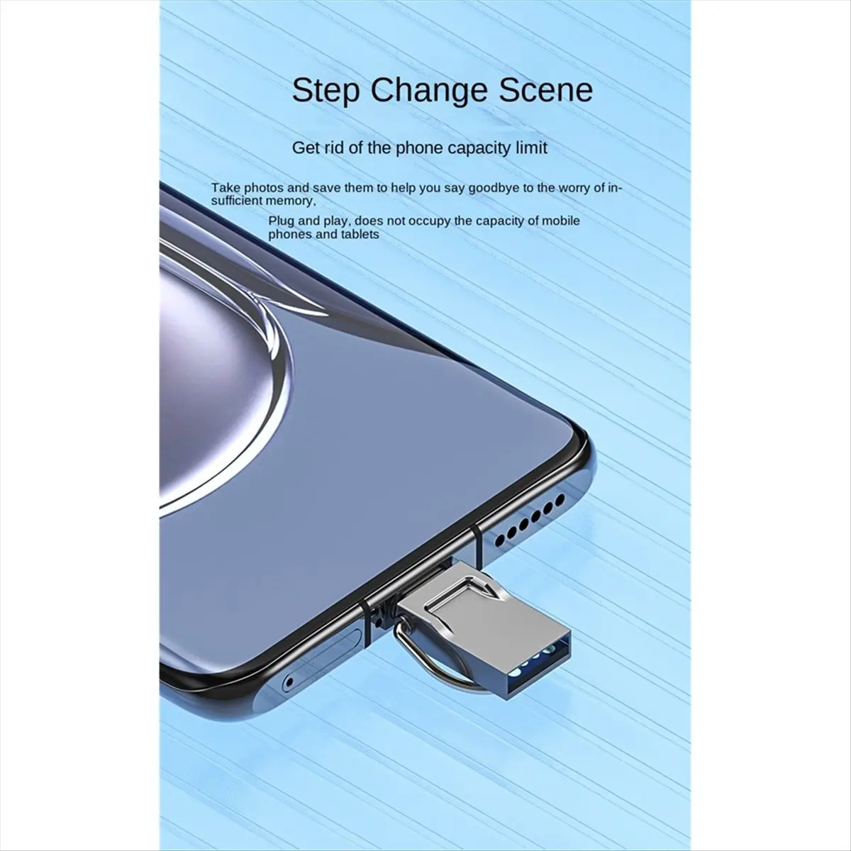 

Type-C USB Flash Drive USB-C Pen Drive Smart Phone Memory MINI Usb Stick 64G with Indicator Light Tarnish