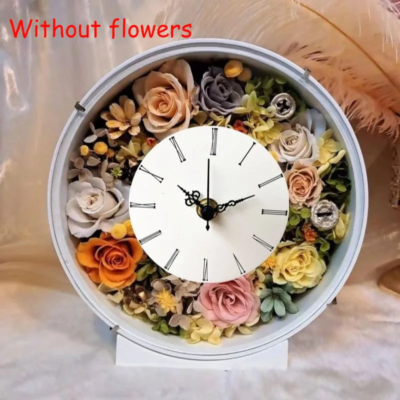 Creative Nordic Silent Wall Clocks Solid Color Round Living Room DIY Wall Clock Small Dial High-quality Modern Simple Home Decor
