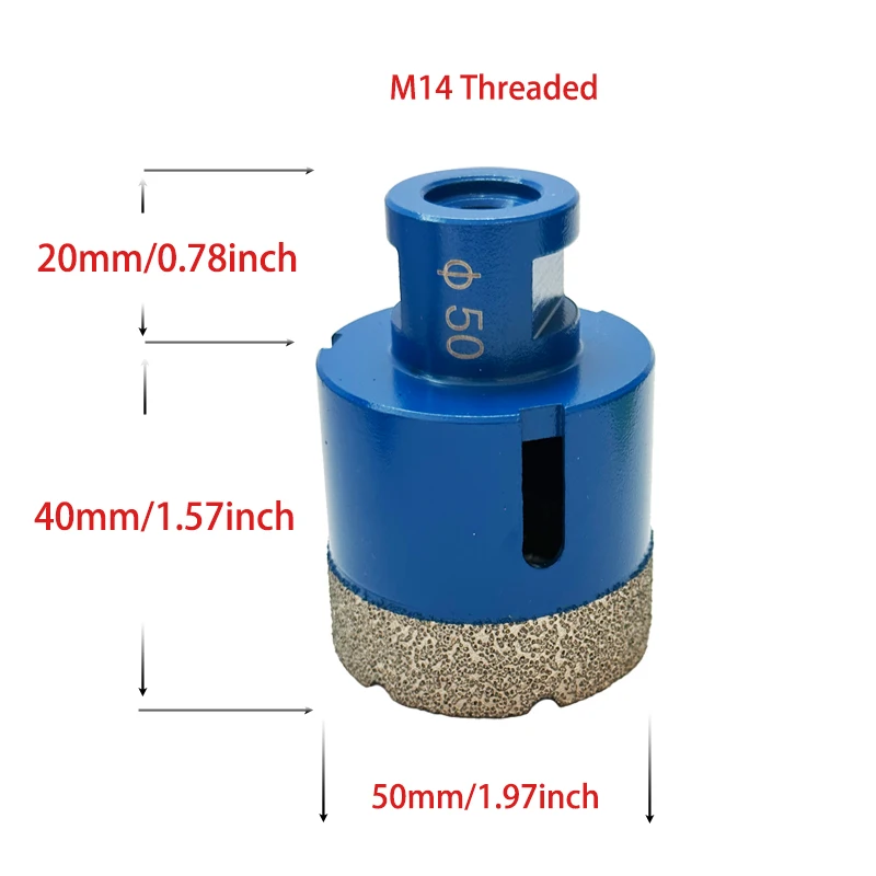 

Diamond Hole Saw Core Bit Set Vacuum Brazed 6mm Drill Bits for Tile Ceramic Stone Marble 1set