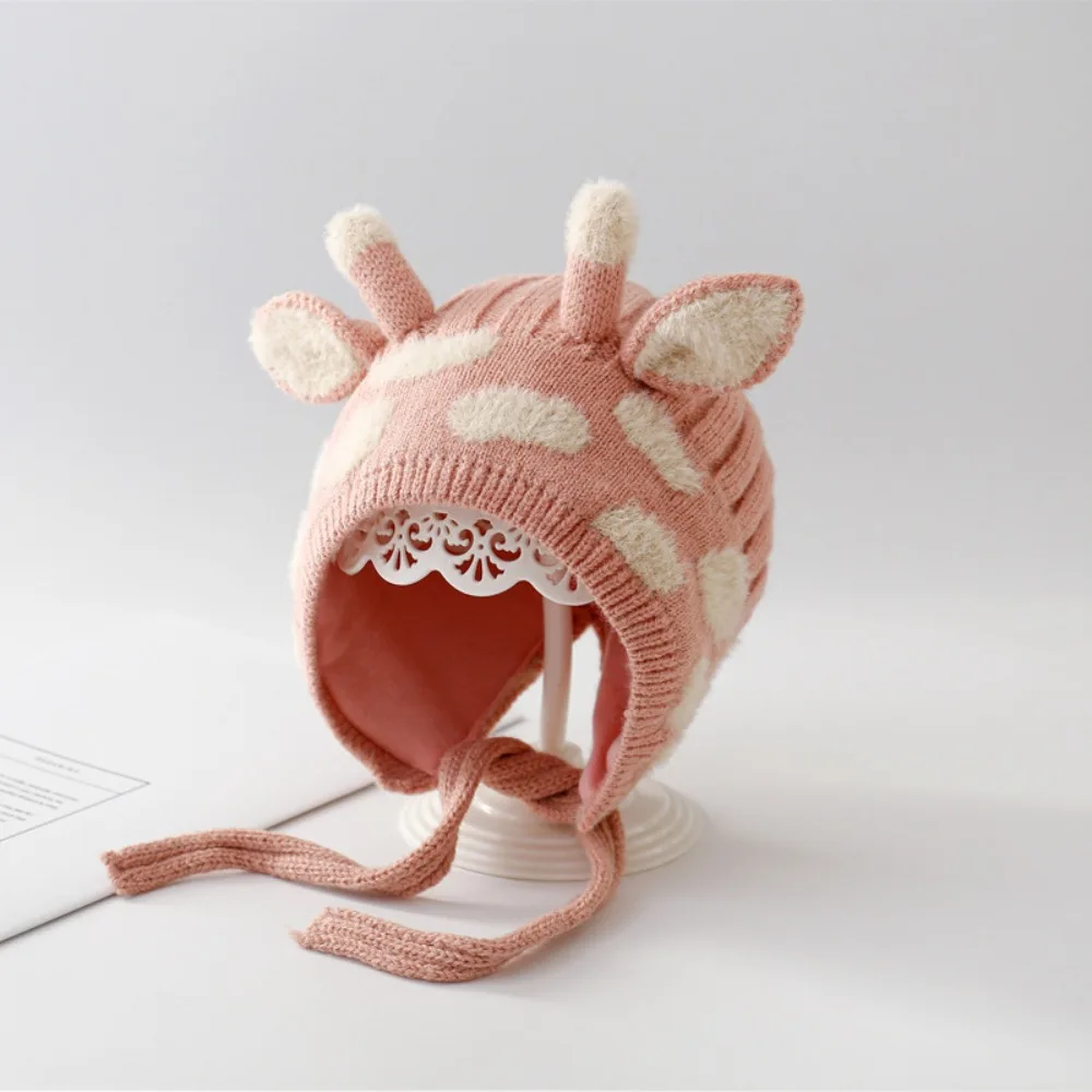 

Fashionable Cotton Baby Cap Windproof Warm Cartoon Baby Hat Thickening Cartoon Girl's Ear Protection Cap Winter