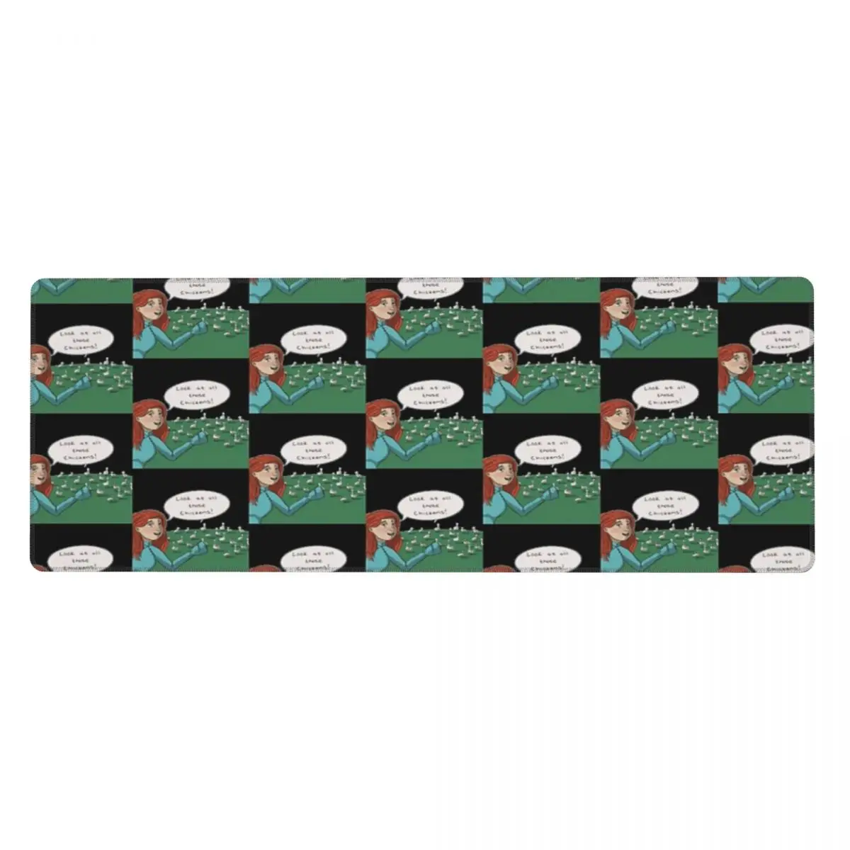 Shallan And The Chickens Rubber Keyboard Pads