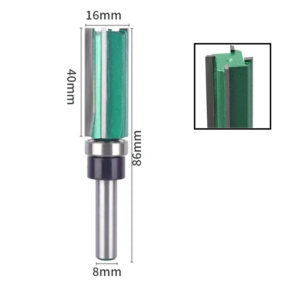 8mm 12mm Shank Router Bit Carbide Tipped Woodworking Milling Cutter For Trimming Drawer Making Power Tools Accessories