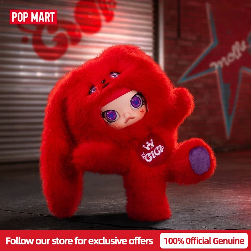 新しい本物のPOP MART MOLLY × YUQI コラボ 1/8 スケール可動