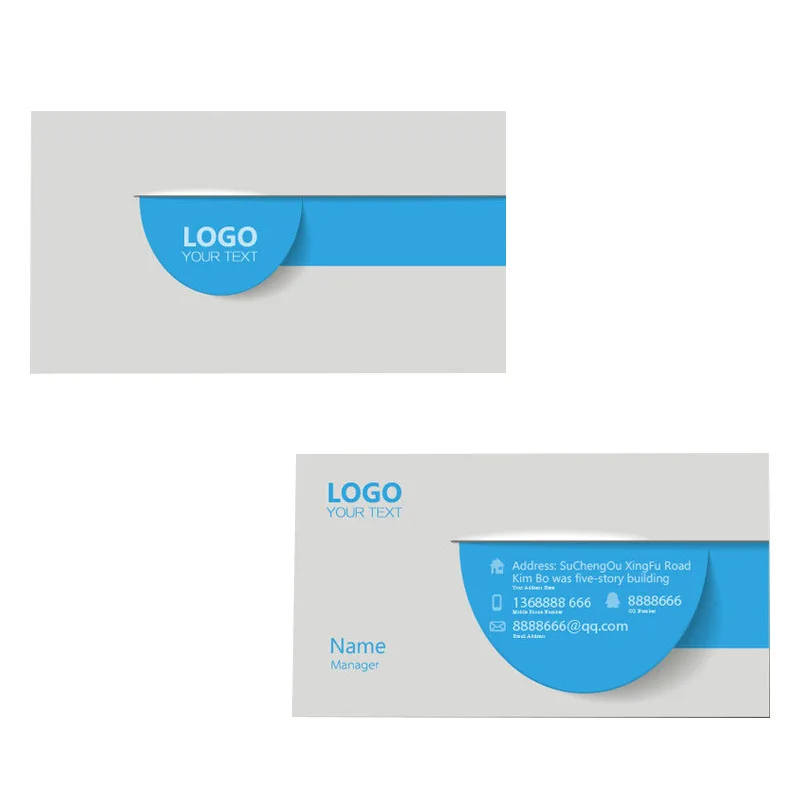 Customized Business Cards Custom Special Art Paper Color Printing Cards Stamping Coated Paper Same Day Laminated P