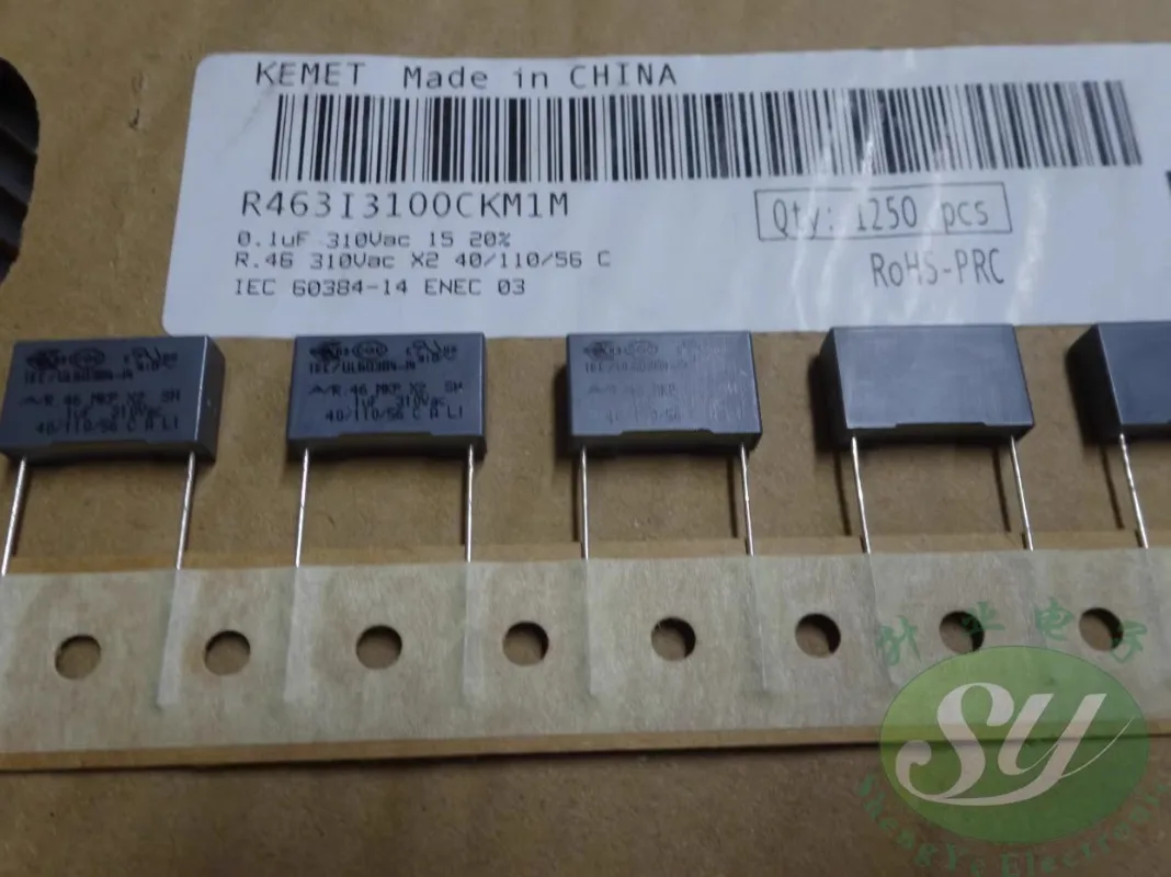 10 peças av r463i3100ckm1m 0.1uf/310vac 100nf u1 104 novo capacitor de filme 15mm