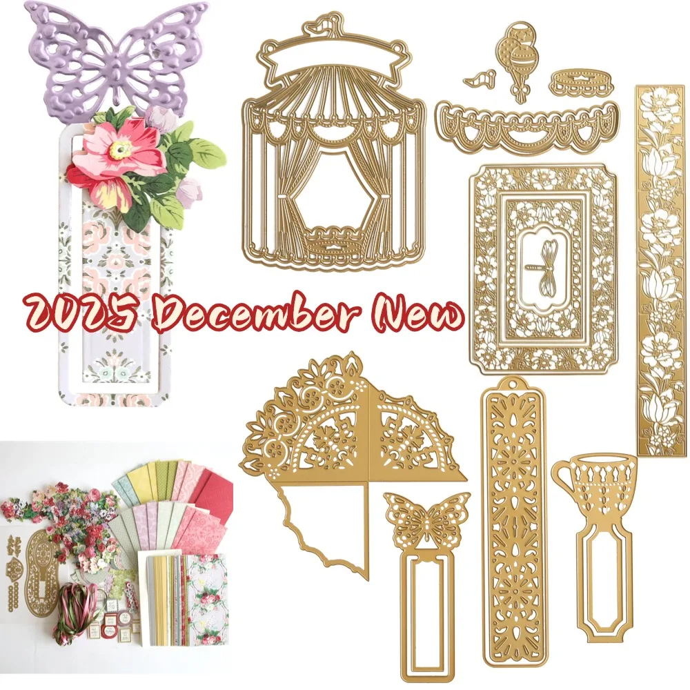 

2025 new Cutting Dies Scrapbook Diary Decoration Stencil Embossing Template DIY Greeting Card Handmade for Irregular formation