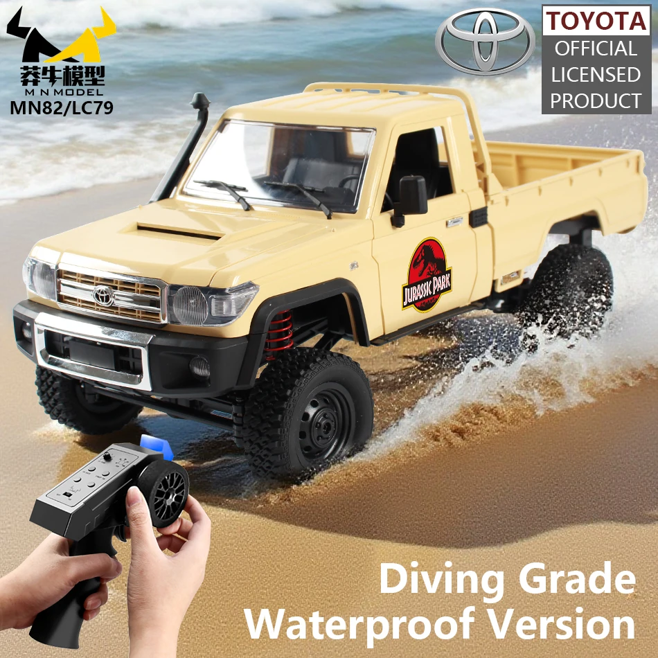 

MN MODEL 1:12 4WD RC Diving Off-road Car All Terrain Vehicle Climbing Truck Rock Crawler Wading Dinosaur Pickup Toy for Adult