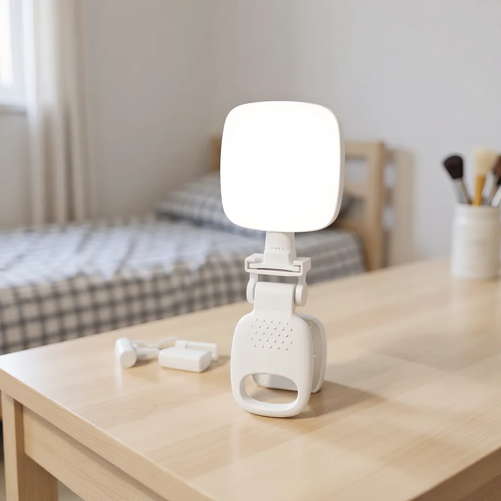 

Мини-светодиодный светильник с зажимом, 3-цветная температура, регулируемая яркость для телефона, DSLR, ноутбука, видео