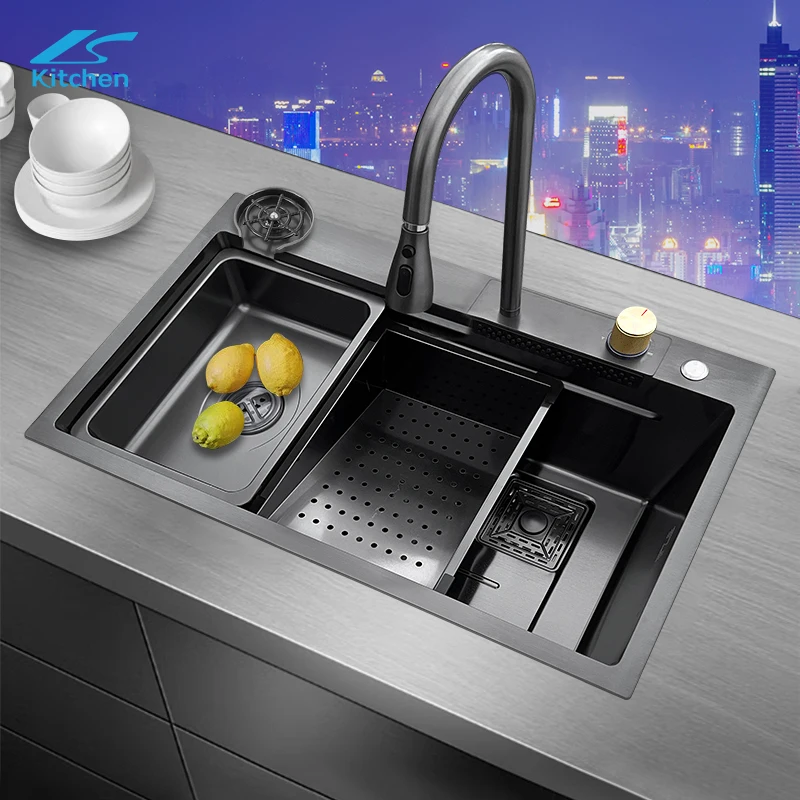 Tiktok Hot Sale Multifunctional Kitchen Sink 3 In 1stainless Steel Sink