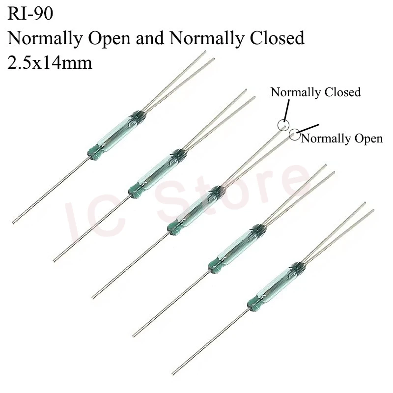 5/10PCS Reed Schalter Magnetische Schalter Sensor MKA07101 MKA10110 Y213 MMKA17101 GPS-11A GPS-14A GPS-14B NO NC Normalerweise Offen Geschlossen – Detail 20