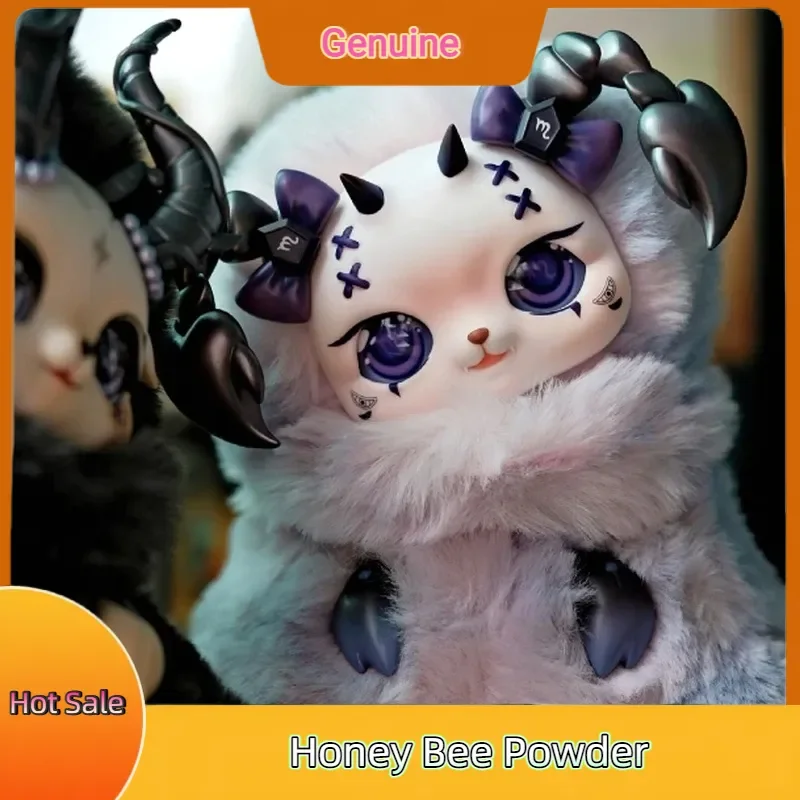 Véritable Mobo Star douze Constellations série boîte aveugle doux en peluche vinyle poupées Surprise boîte mystère Kawaii Collection de bureau