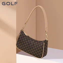 GOLF Bag  Trendy and Fashionable Old Flower Underarm Bag French French Stick Bag Casual Versatile One Shoulder Women's