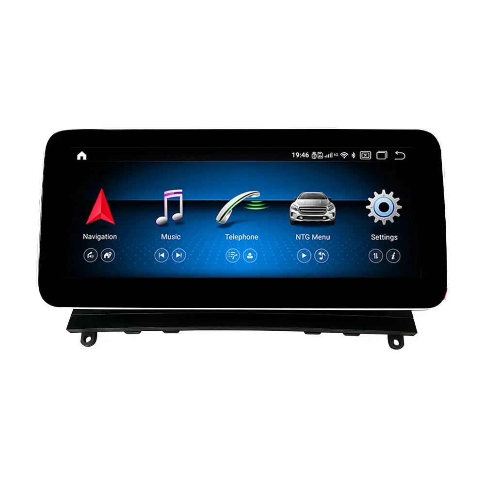 Ugode Android 13 Wireless CarPlay Android Auto GPS Navigation Display for Mercedes Benz C Class W204 S204 Car Multimedia Player