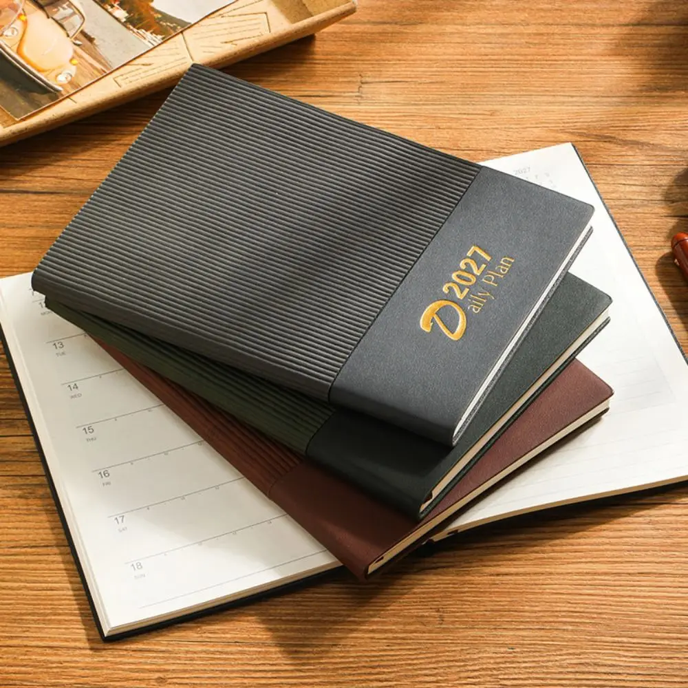 planejador-de-agenda-2027-em-ingles-caderno-de-12-meses-para-eficiencia-lista-de-tarefas-capa-simples-de-couro-planejador-de-trabalho-para-escritorio