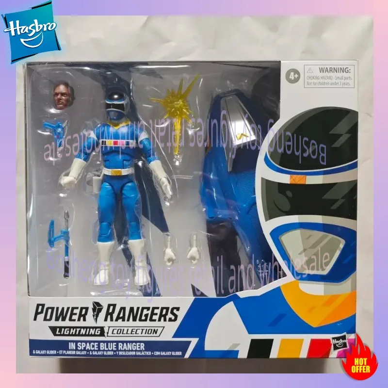

Hasbro Power Rangers Lightning Collection in Space Blue Ranger & Galaxy Glider 6-Inch Premium Collectible Action Figure Toy
