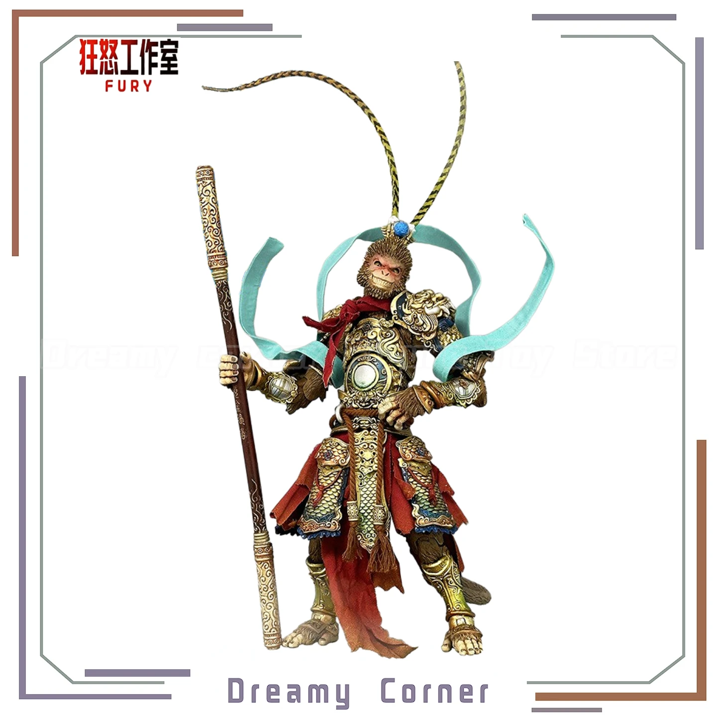 

【In Stock】Original FURY TOYS GREAT SAGE EOUAL TO HEAVEN Sun Wukong 1/12 Action Figure Toy Model Collection