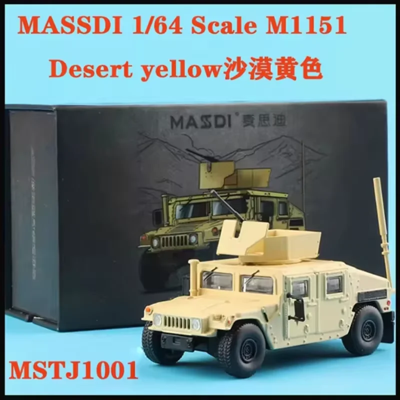 Massdi 1/64 scn1106 scn1110 caminhão de reboque/hummer h1 m1151/gaz tigre tanque liga modelo carro coleção estática presentes do feriado brinquedos