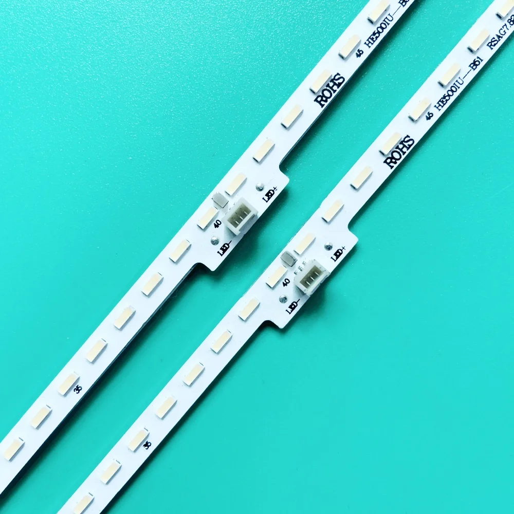 2pcs/set LED Backlight Strip for TV H50M5500 LED50K5500US RSAG7.820.6412 RSAG7.820.7013 HE500IU-B51 LC-50N7000U