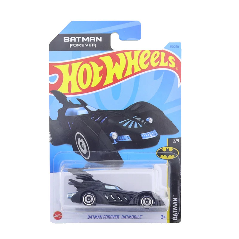 2023C Original Hot Wheels Alloy Car Model ROLLER TOASTER BATMAN FOREVER BATMOBILE Boy Collection Toy Birthday Gift