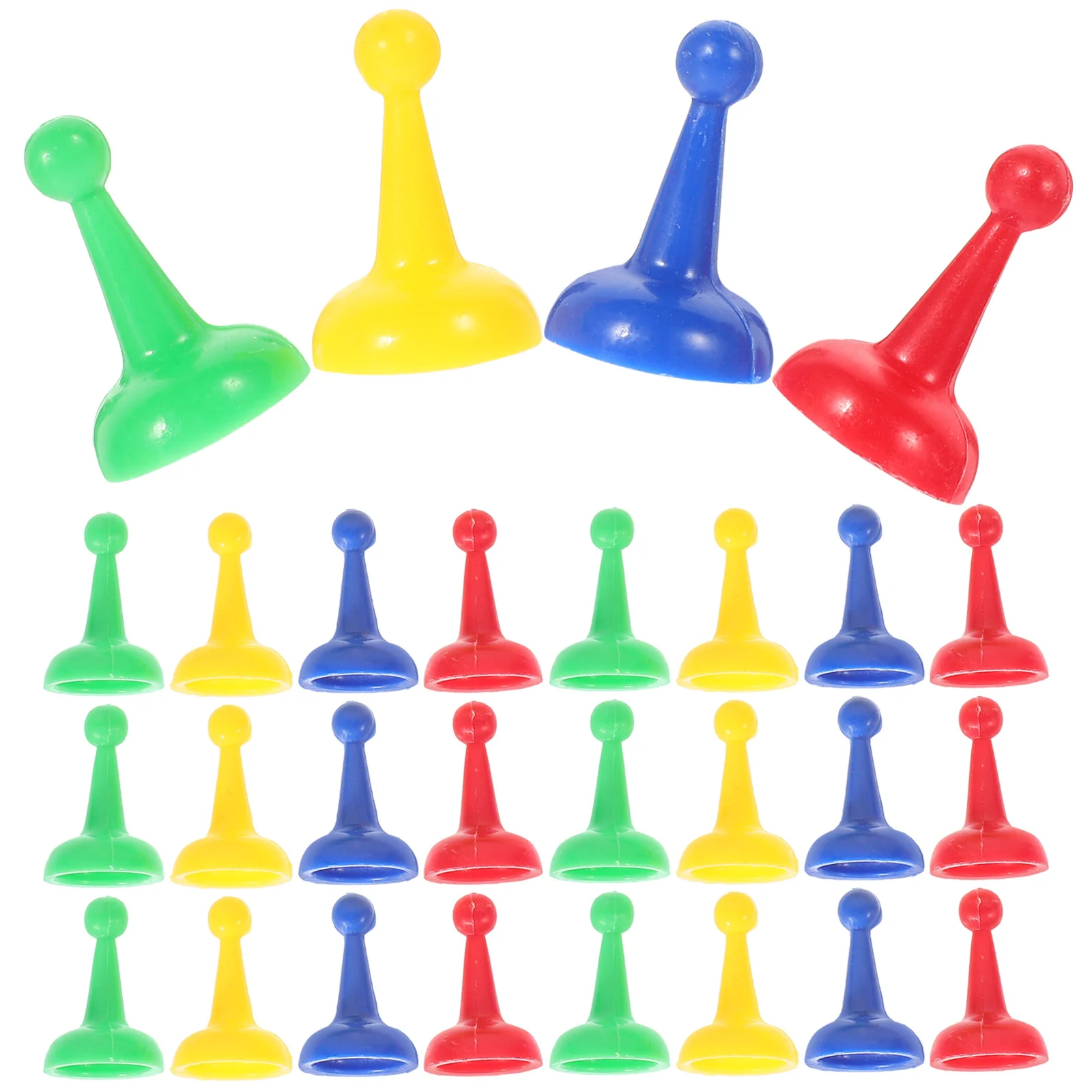 40pcs Plastic Chess Pieces Small Chess Pieces Entertainment Board Game Supplies board game pieces Chess Pieces Only