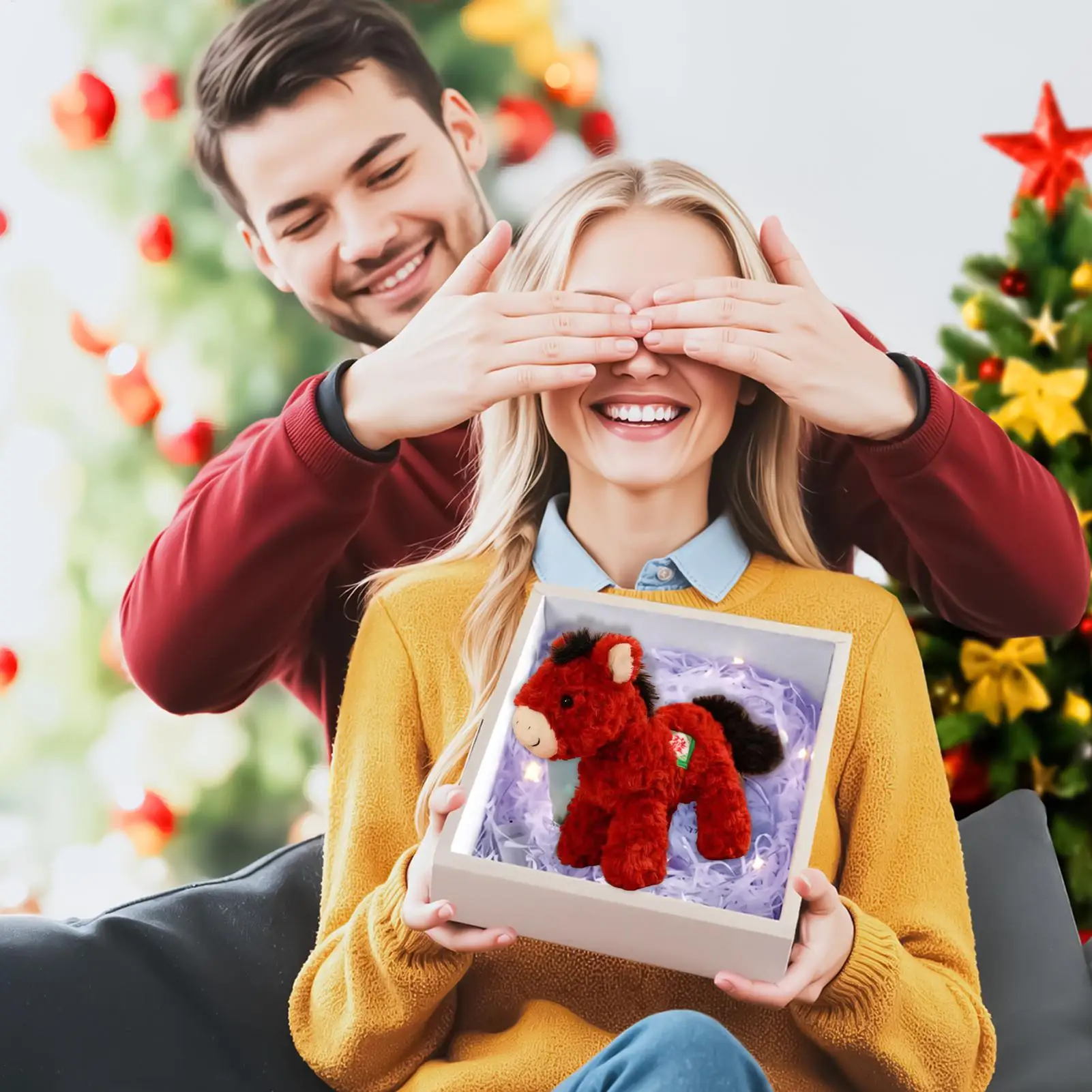 سنة الحصان المحشوة الحيوان لينة ألعاب كرتونية 2026 دمية سنة الحصان للأطفال المراهقين الكبار جامعي غرفة نوم الدراسة #1