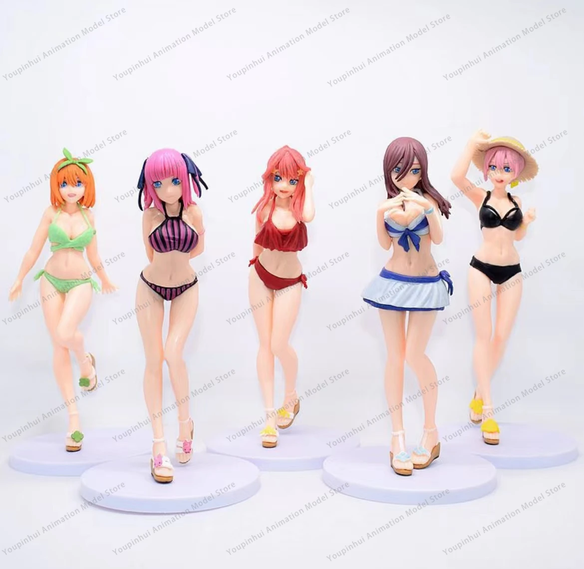 In stock Original Sega Gotoubun No Hanayome Nakano Sanjiu Nakano Ichika Nino Swimsuit Anime Figure Decoration Action Figure Toys