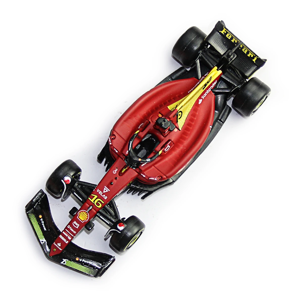 Bburago 1:43 F1 Ferrari F1-75 75th Anniversary #16 Leclerc #55 Sainz Monza Italian GP Alloy Vehicle Diecast Cars Model Toys Gift