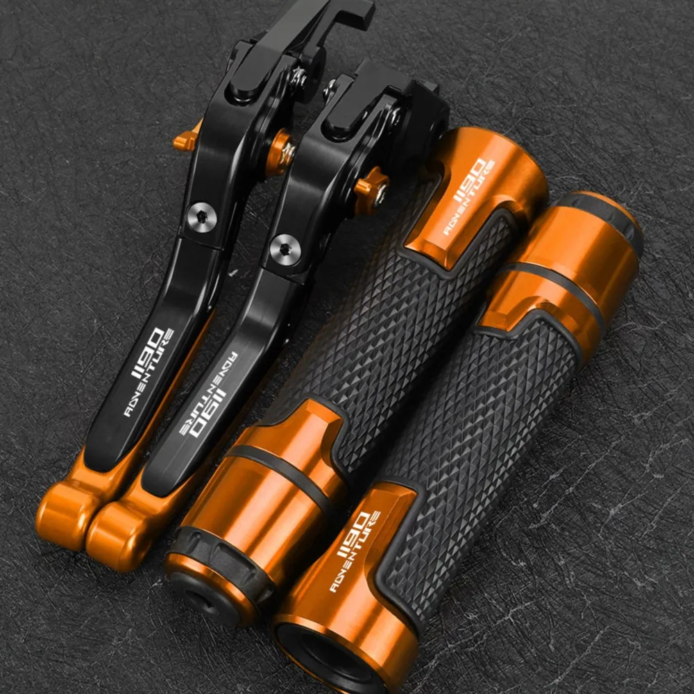 

Motorcycle Accessories FOR 1190 Adventure 2013 2014 2015 2016 Brake Clutch Levers Handlebar Grip Handles bar Hand Grips