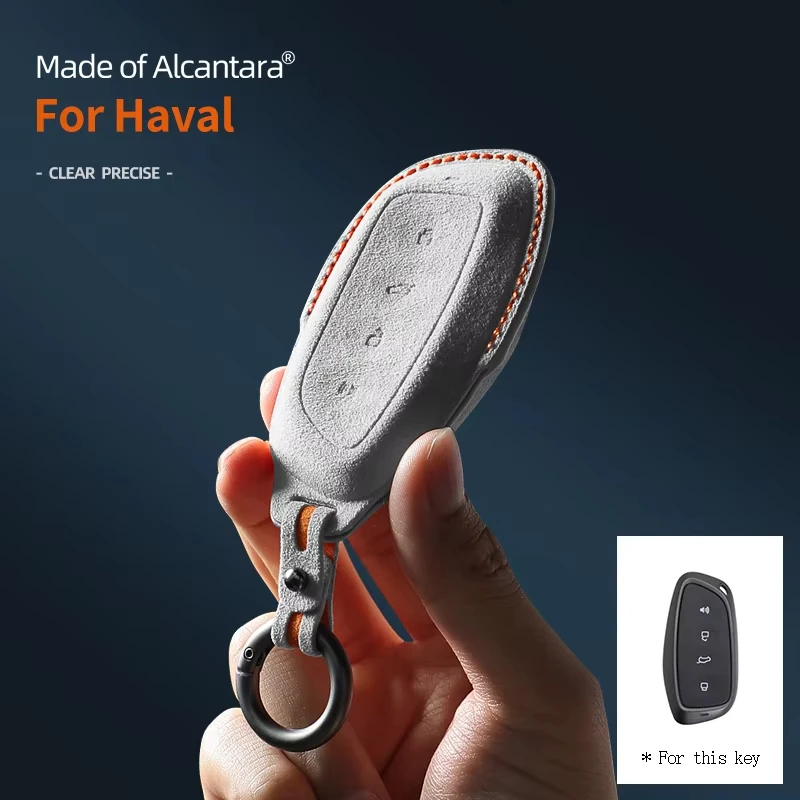 Car Key Case for Haval DARGO XY H-DOG H6 M6 F7 2023 2024 Smart Remote Keyless Cover Shell Protector Accessories Retro Fashion