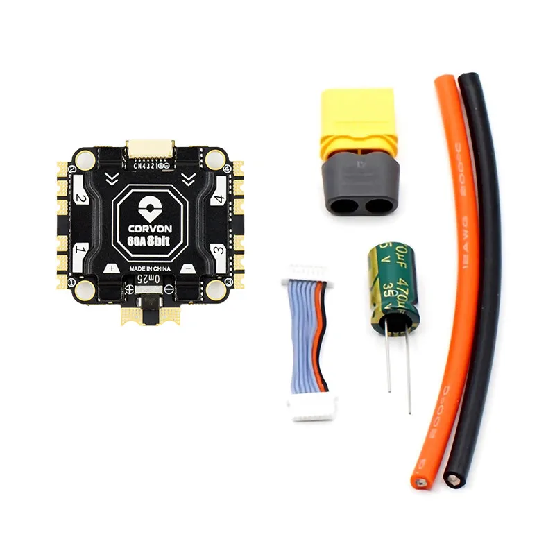 FPV Esc Brushless 4 in1 CORVON Multi Current Spec 30A 50A 60A 8 Bit  Support PWM/DSHOT/ONESHOT Signal Protocol