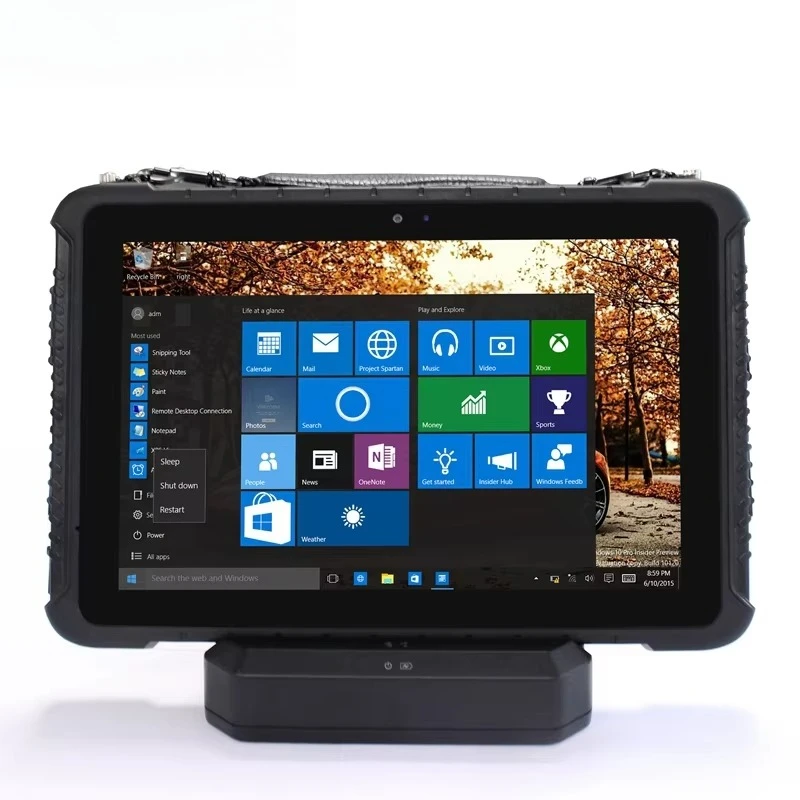 2025 gran oferta Emdoor mejor 10,1 pulgadas Android 128G Industrial IP68 tableta resistente Netbooks con huella dactilar NFC 1D código de barras 2D