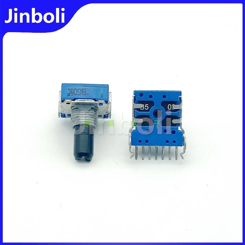 2PCS RK14 Type B50K Single Row 7Pins Electronic Musical Instrument Volume Potentiometer With Center Positioning Mixer