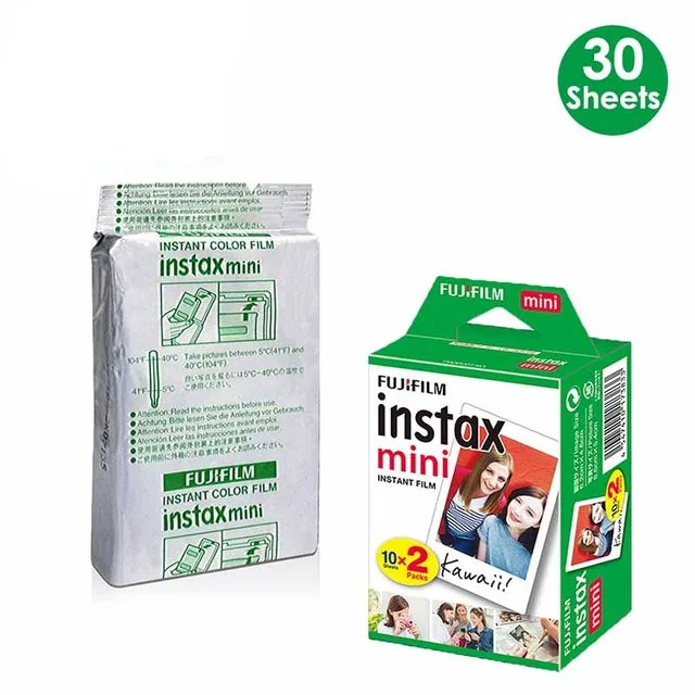 Fujifilm Instax Mini Film Witte Rand 10 20 40 60 80 100 Vellen Voor FUJI Instant Fotocamera Mini 12/11 Mini 9 8 7s 70 EVO Link