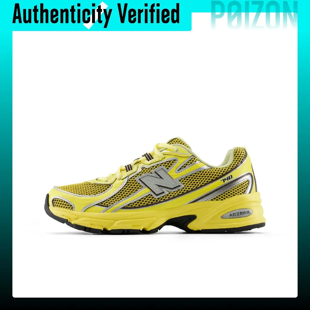 New Balance NB 740 Chunky Sneakers Unisex Yellow D Width U74045L