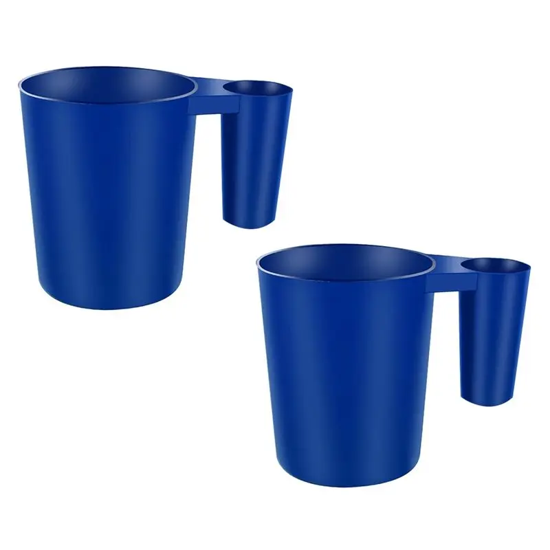 A89E-Multipurpose Measure Scoop 2-Pack Filter Scoop Pool Scoops Pool Measuring Cup Swimming Pool Maintenance Tools