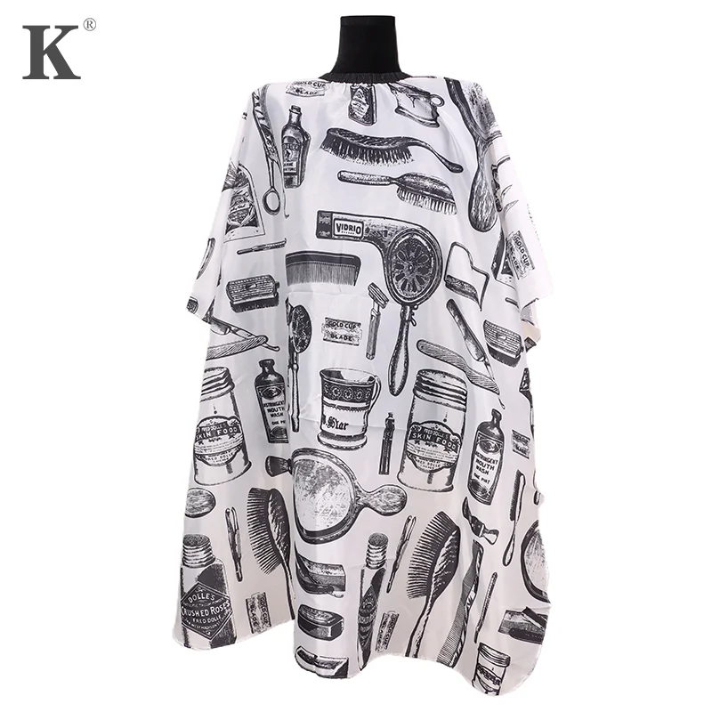 

Waterproof Haircut Cape Cloth Cutting Hair Pattern Salon Barber Cape Hairdressing Hairdresser Apron Wrap Gown Tools Barber Apron